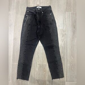 Abercrombie & Fitch Black Ankle Cropped Jeans